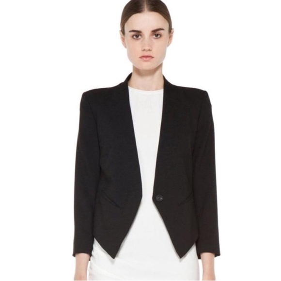Helmut Lang Jackets & Blazers - Helmut lang wool smoking cropped Blazer size 4